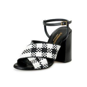 Burberry Women's "Castlebar" Leather High Heel Slingback Pumps Shoes US 5 IT 35